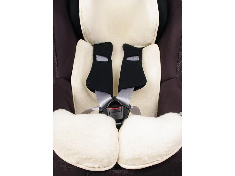 Vložka do autosedačky 9-36 z merino beránka a bavlny Kaarsgaren