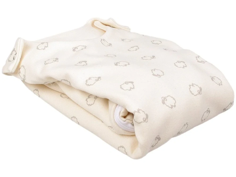 Merino spací pytel 70 cm bio beránci zip na boku Kaarsgaren