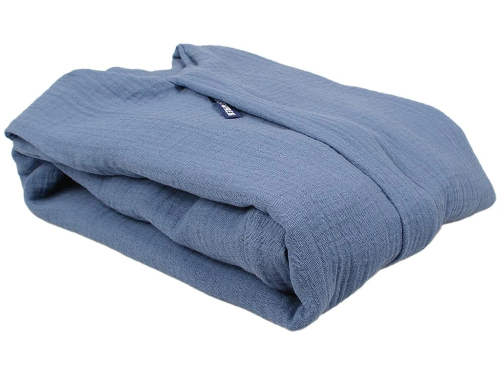 Letní 3D spací pytel 70 cm modrý mušelín Kaarsgaren