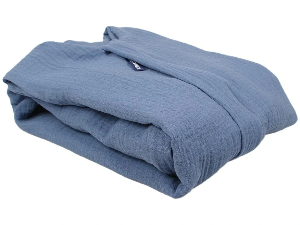 Letní 3D spací pytel 100 cm modrý mušelín Kaarsgaren