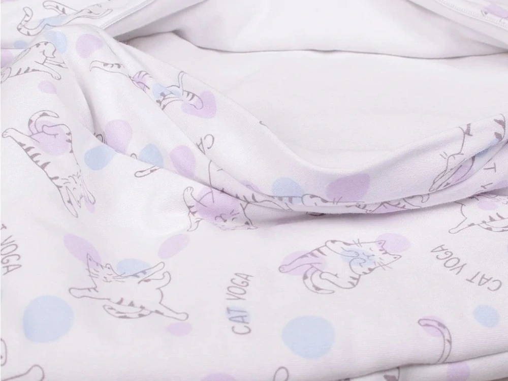 Spací pytel s nožičkami 60 cm – kočky cvičící jógu Kaarsgaren