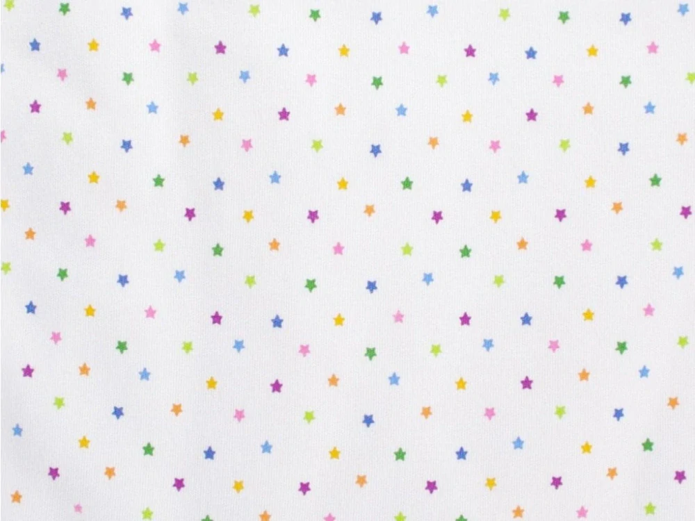 Spací pytel s nožičkami 90 cm hvězdičky na bílé Kaarsgaren