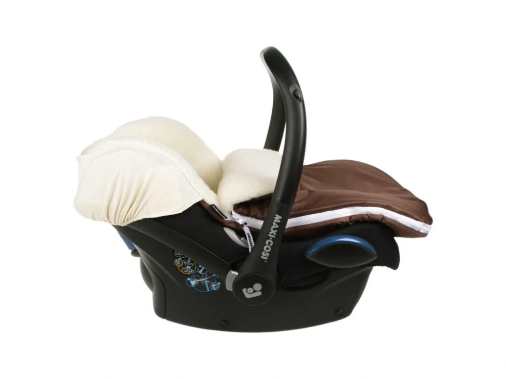 Merino fusak do autosedačky hnědý Kaarsgaren