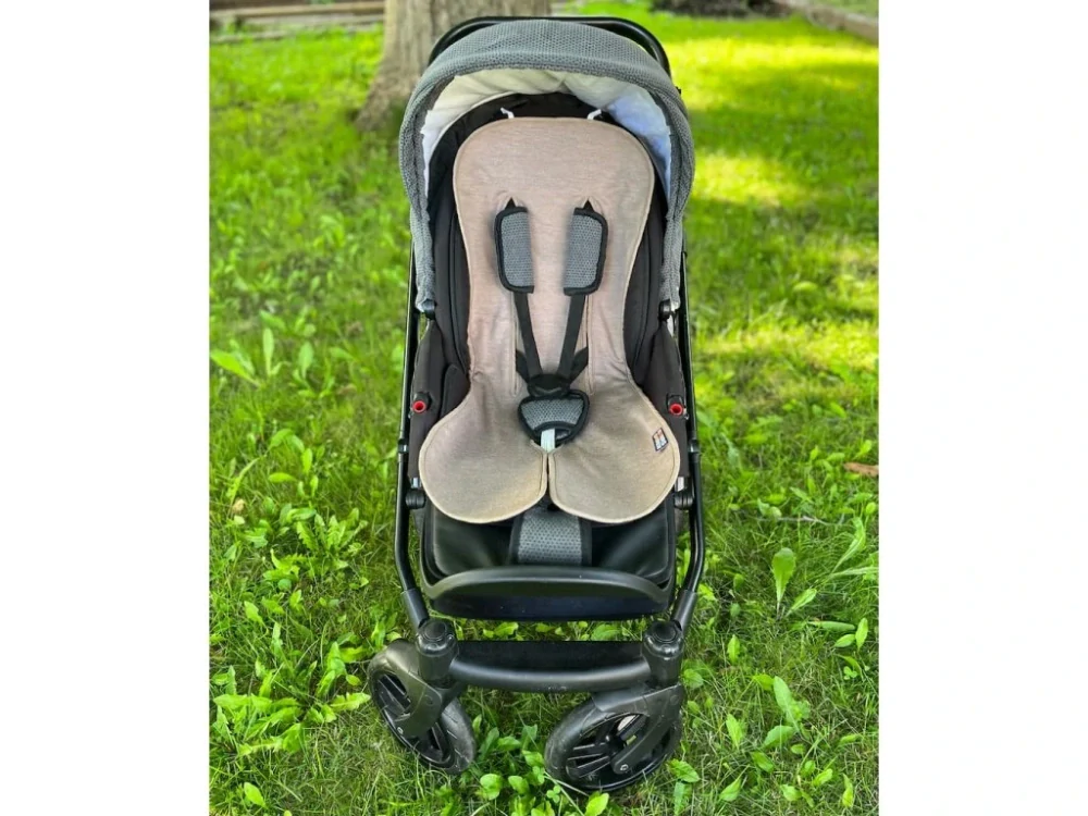 Vložka do kočárku i autosedačky 3D merino aqua Kaarsgaren