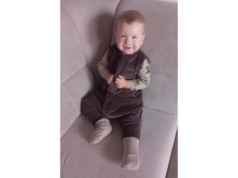 Spací pytel s nožičkami 80 cm smetanový plyš Kaarsgaren