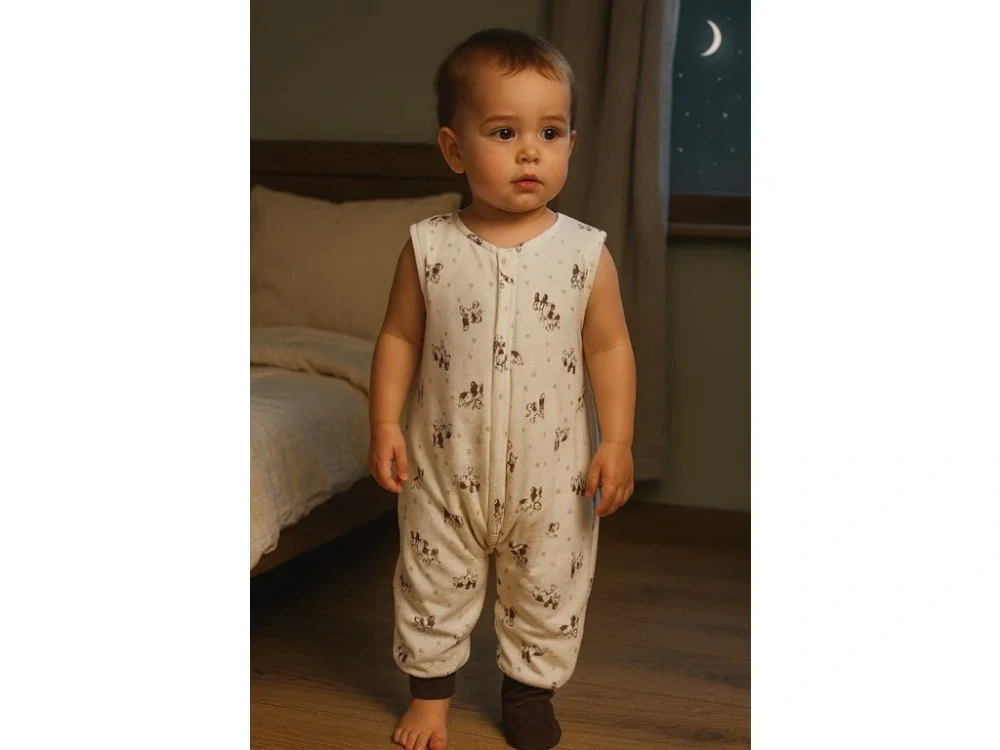 Spací pytel s nožičkami 90 cm buldočci Kaarsgaren