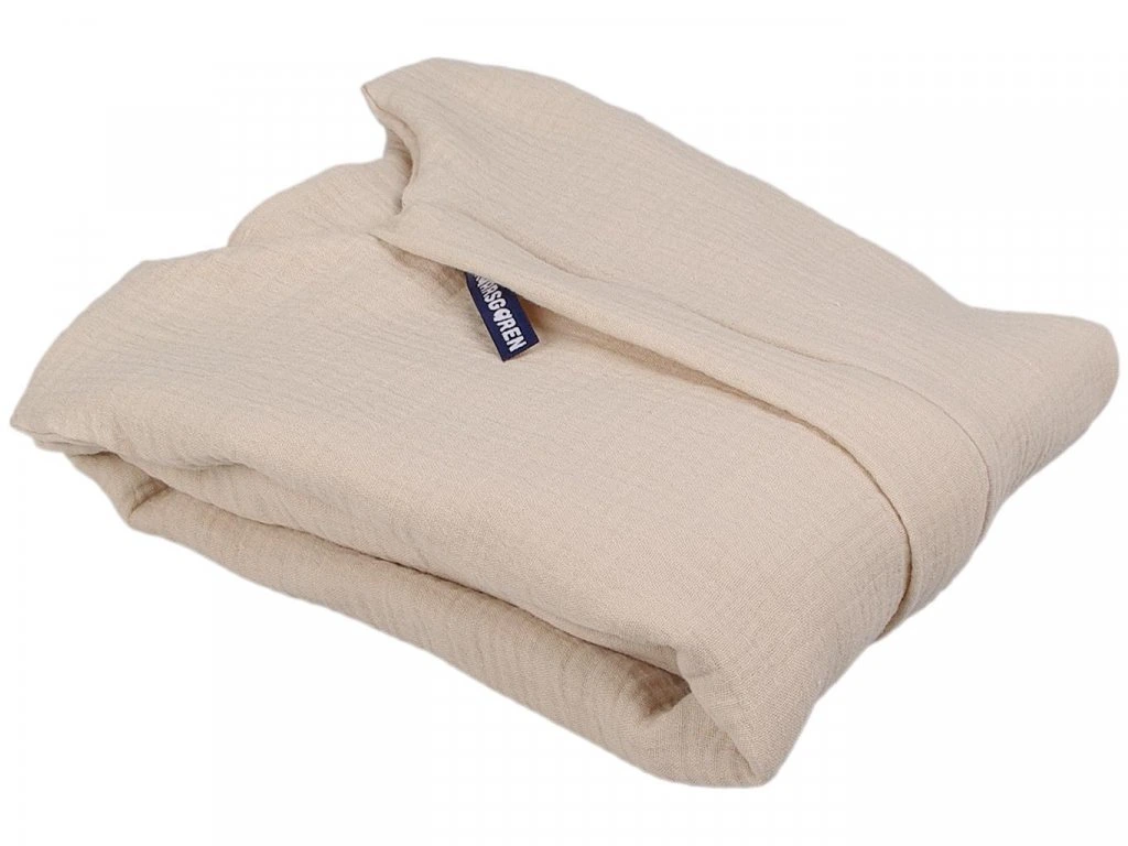 Letní spací pytel s nožičkami 90 cm moka mušelín Kaarsgaren