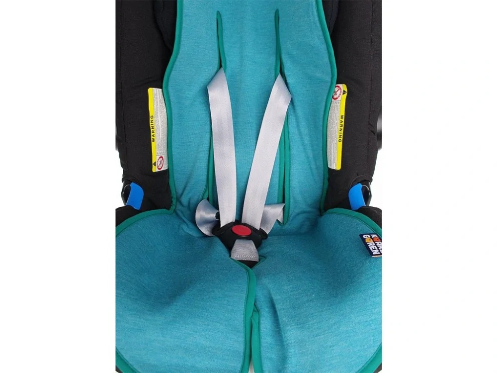 Vložka do kočárku i autosedačky 3D merino aqua Kaarsgaren