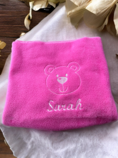 Dětská deka 100x73 cm fleece  růžová Kaarsgaren
