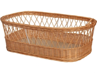 Mojžíšův proutěný košík pro miminko Scarlett