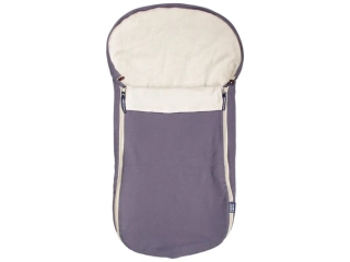 Letní fusak z bio bavlny do kočárku i autosedačky – šedá barva Kaarsgaren