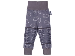 Kalhoty s protiskluzem bavlna ovečka šedá velikost 86 Kaarsgaren